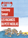 Cover image for Les vacances du Petit Nicolas